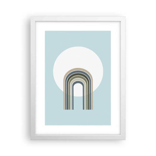 Plakat i hvid ramme - Uimodståelig tiltrækningskraft - 30x40 cm