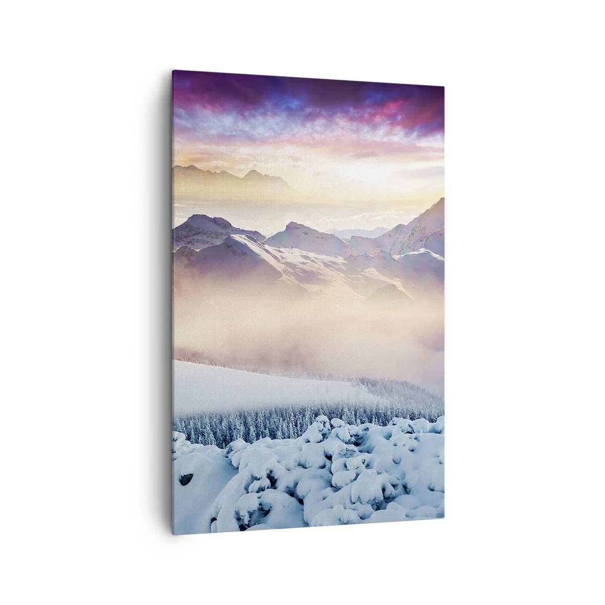 Lærredstryk - Billede på lærred - Naturens kraft og renhed - 80x120 cm