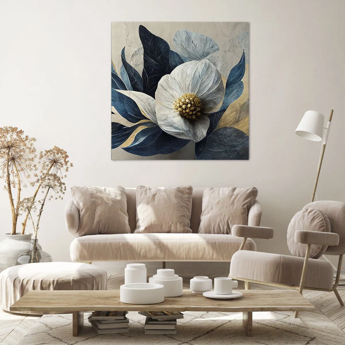 Lærredstryk - Billede på lærred - Har et hjerte af guld - 40x40 cm