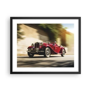 Plakat i sort ramme - Smukkere end Nike fra Samothrake - 50x40 cm