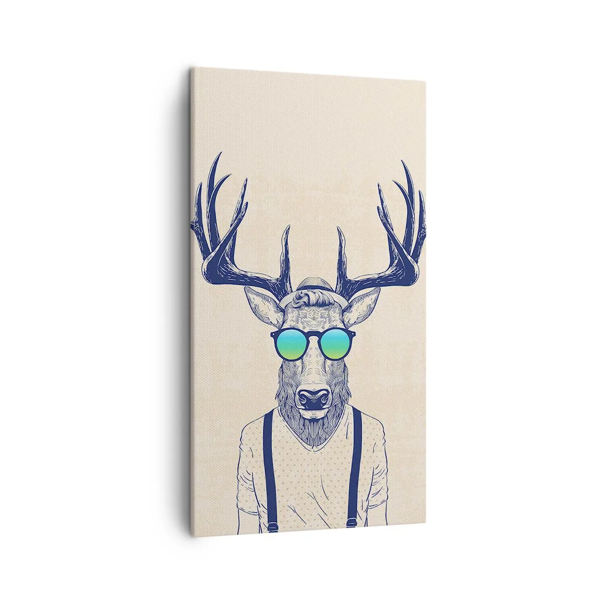 Lærredstryk - Billede på lærred - Hvem forventede du? - 45x80 cm