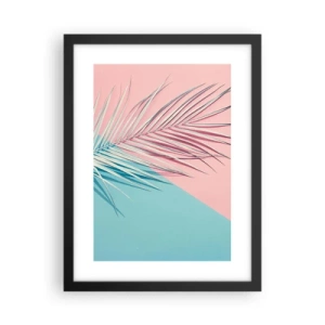 Plakat i sort ramme - Tropisk indtryk - 30x40 cm