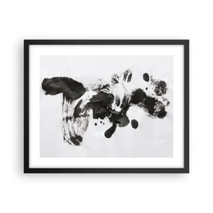 Plakat i sort ramme - En metode i galskaben? - 50x40 cm