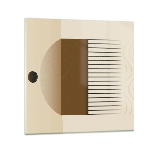 Billede på glas - Forskellige stater - 30x30 cm