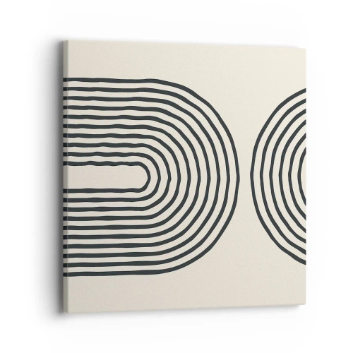 Lærredstryk - Billede på lærred - Kommer snart... - 40x40 cm