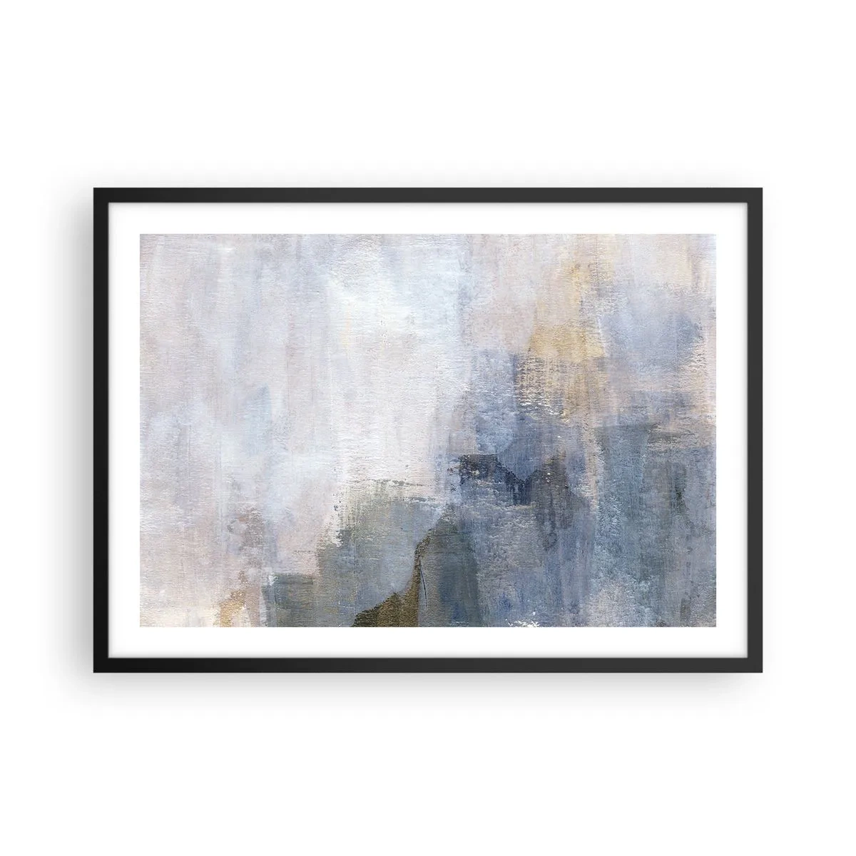 Plakat i sort ramme - Farvetoner og akkorder - 70x50 cm