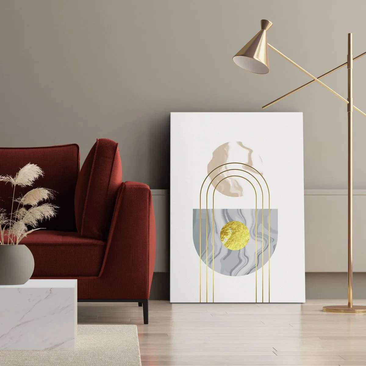 Lærredstryk - Billede på lærred - Lysstyrke og udstråling - 50x70 cm