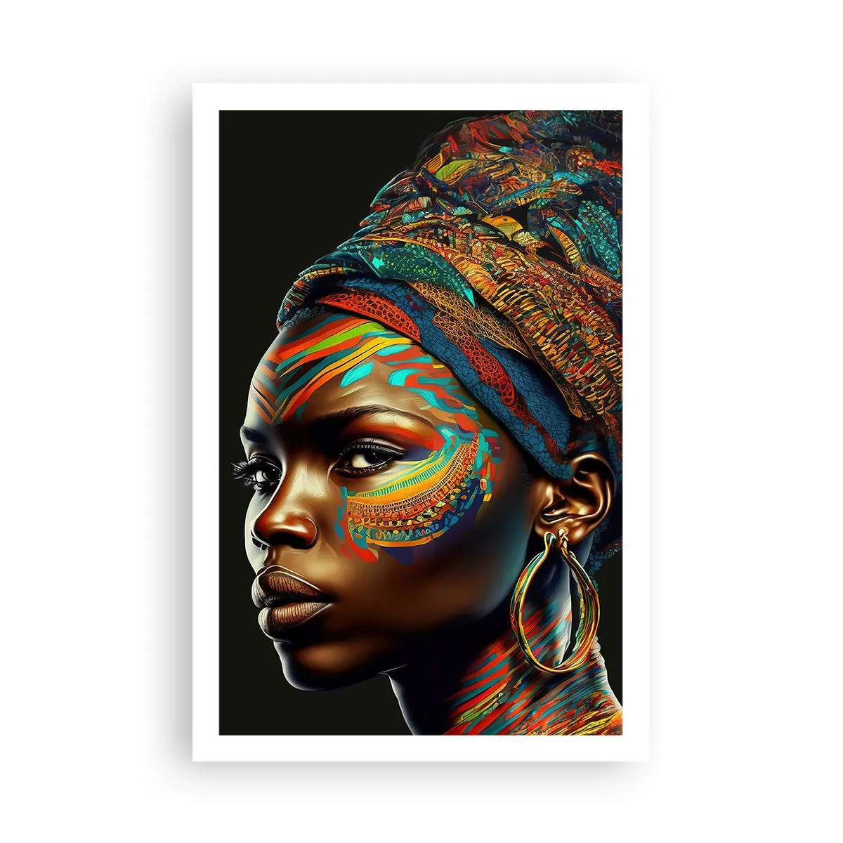 Plakat - Afrikansk dronning - 61x91 cm