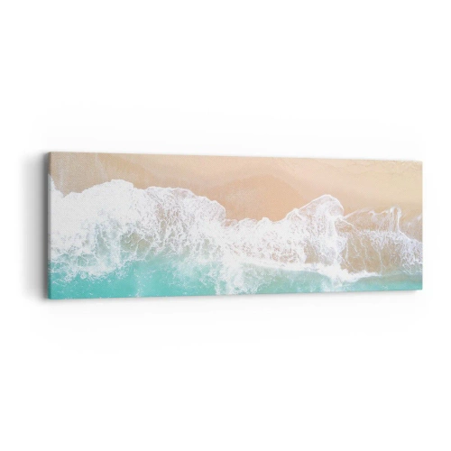 Lærredstryk - Billede på lærred - Kærlig berøring - 90x30 cm