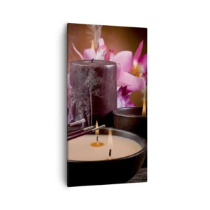 Lærredstryk - Billede på lærred - Rydde sindet, berolige kroppen - 55x100 cm