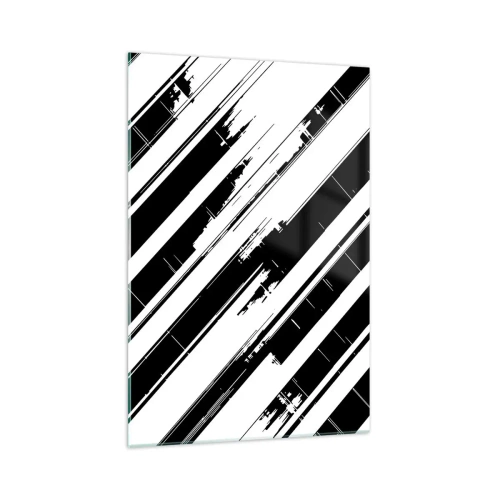 Billede på glas - Intens og dynamisk komposition - 70x100 cm