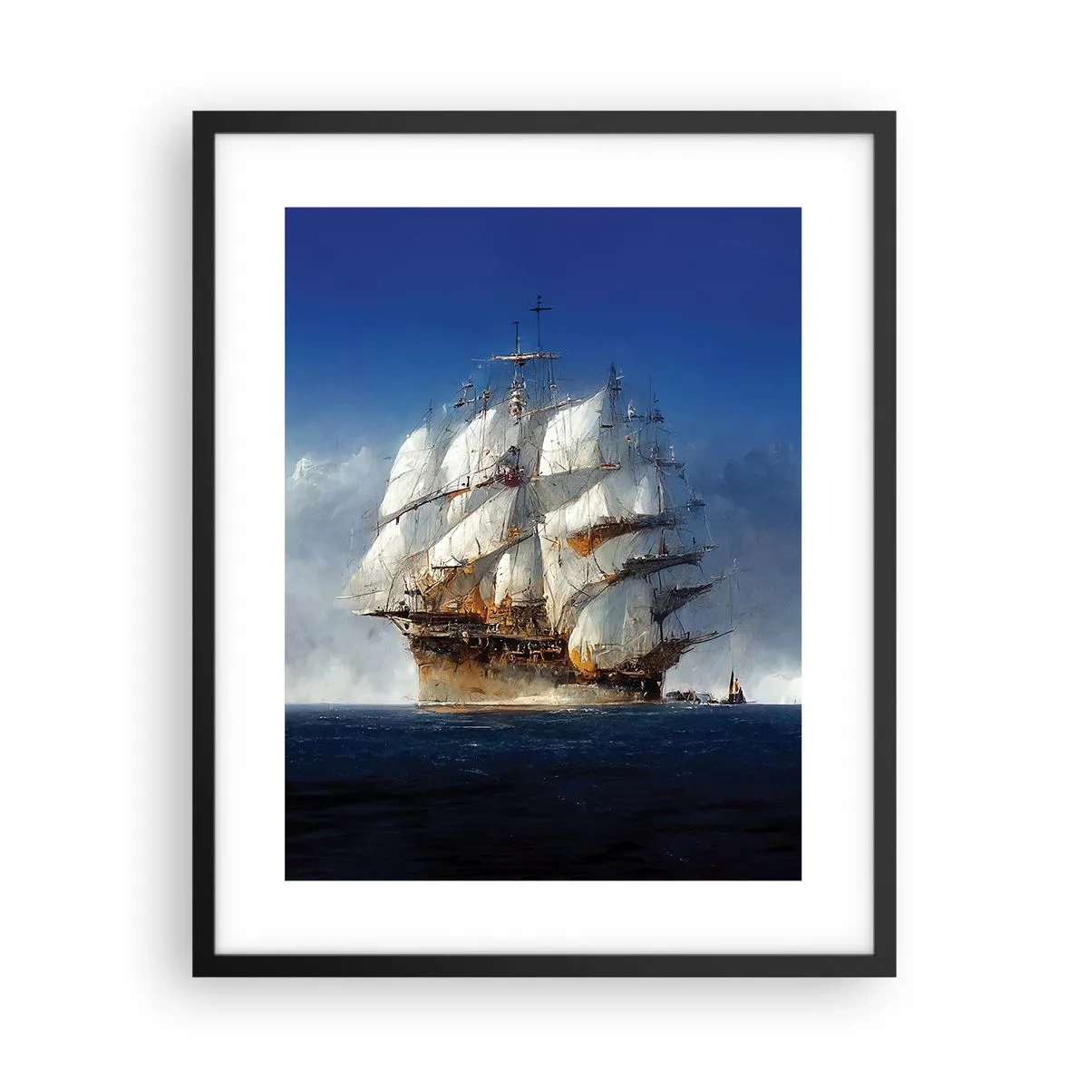 Plakat i sort ramme - Den store herlighed! - 40x50 cm
