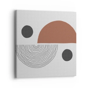 Lærredstryk - Billede på lærred - Perfektion af hjulet - 30x30 cm