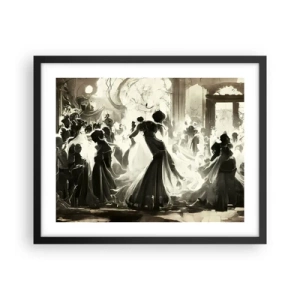 Plakat i sort ramme - Den store maskerade - 50x40 cm