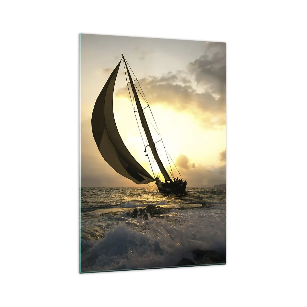 Billede på glas - I medvind og modvind - 70x100 cm