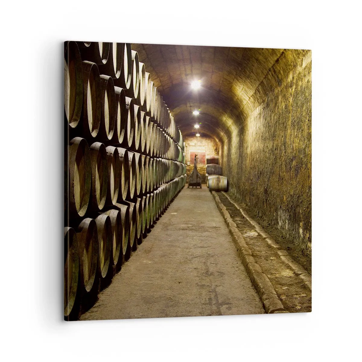 Lærredstryk - Billede på lærred - Det er godt at ligge ned - 60x60 cm