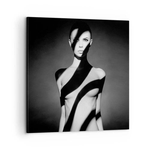 Lærredstryk - Billede på lærred - I blænding og skygge - 50x50 cm