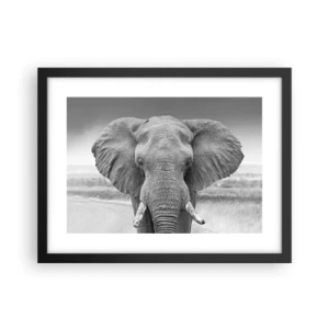 Plakat i sort ramme - Velkommen til min verden - 40x30 cm