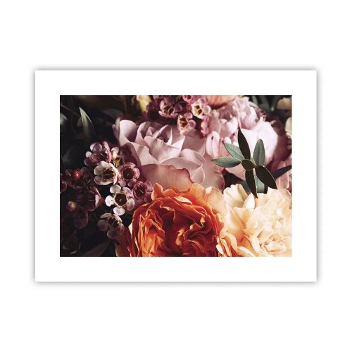 Plakat - Indhyllet i skønhed - 40x30 cm