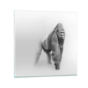 Billede på glas - Selvsikker på sin styrke - 40x40 cm