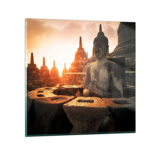 Billede på glas - Vejr med stor visdom - 50x50 cm