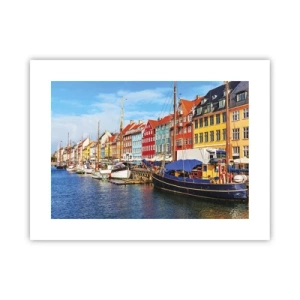 Plakat - Glædelig kaj - 40x30 cm