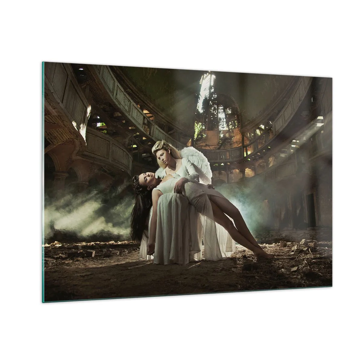 Billede på glas - Ånden i det gamle teater - 100x70 cm