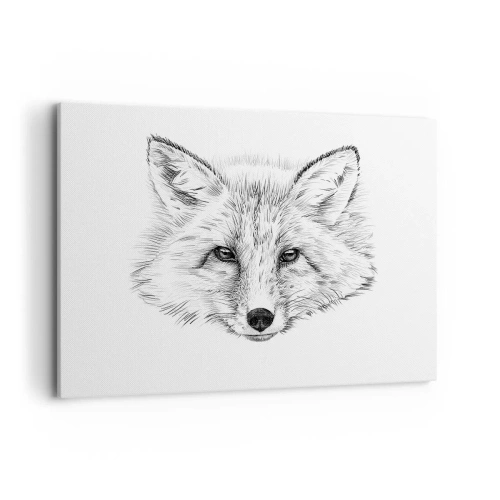 Lærredstryk - Billede på lærred - Kan disse øjne lyve? - 100x70 cm