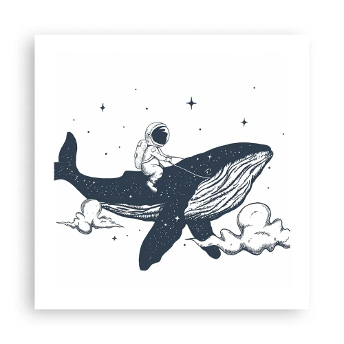Plakat - Et kosmisk eventyr - 50x50 cm