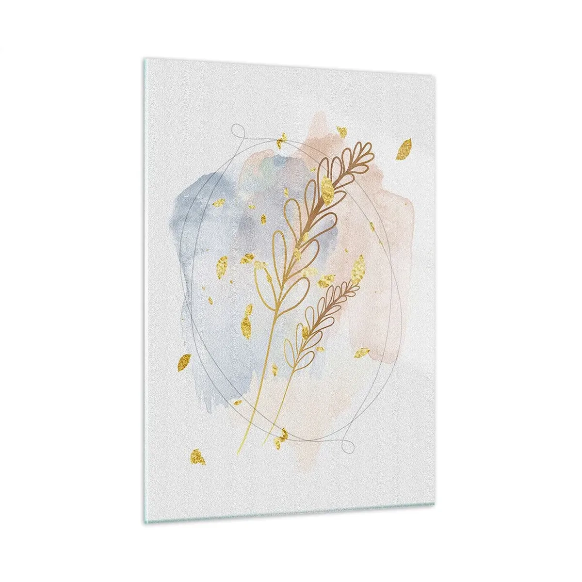 Billede på glas - En gylden eksplosion - 50x70 cm