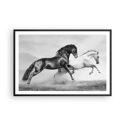 Plakat i sort ramme - Engle og dæmoner - 91x61 cm