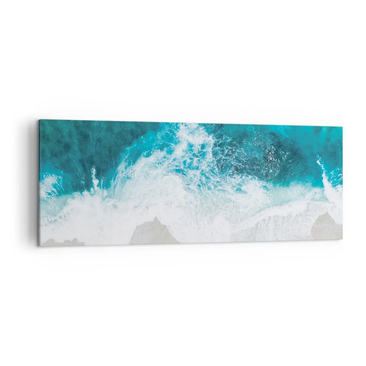 Lærredstryk - Billede på lærred - Naturlig kærtegn - 140x50 cm