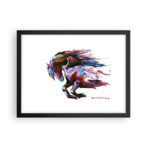 Plakat i sort ramme - I henrykkelse - 40x30 cm