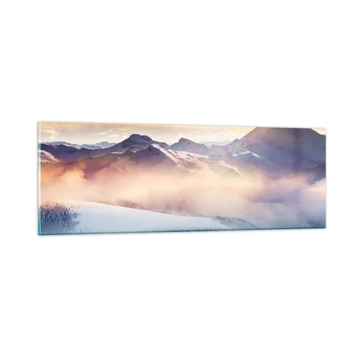 Billede på glas - Naturens kraft og renhed - 90x30 cm