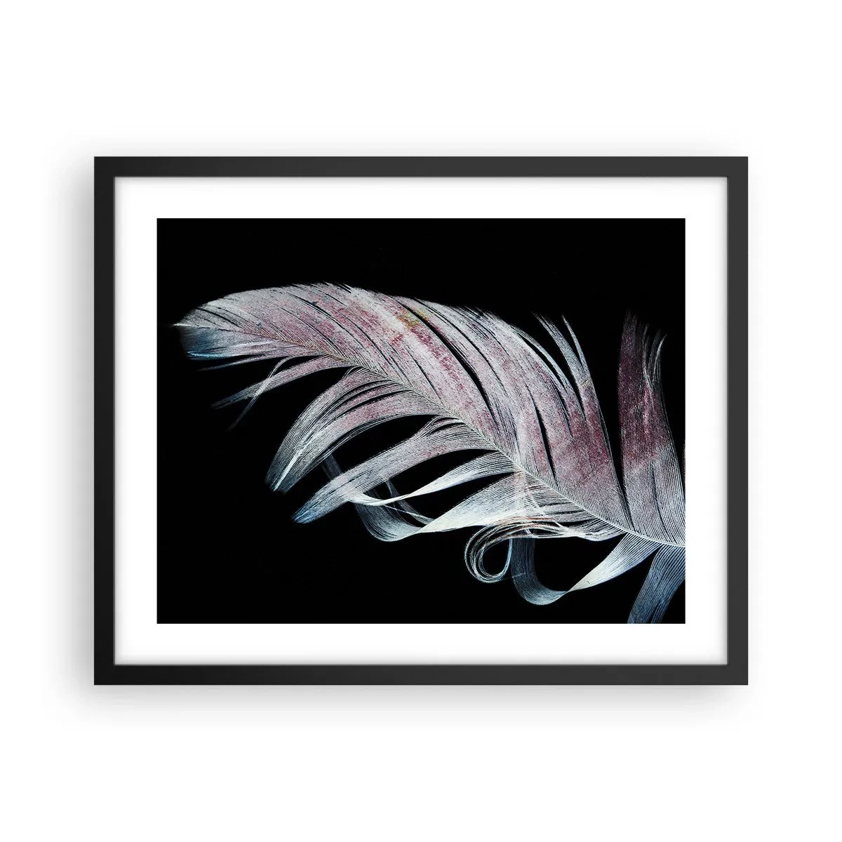 Plakat i sort ramme - Tænk om berøring - 50x40 cm