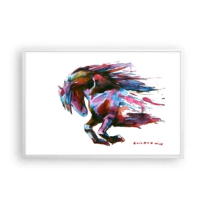 Plakat i hvid ramme - I henrykkelse - 91x61 cm