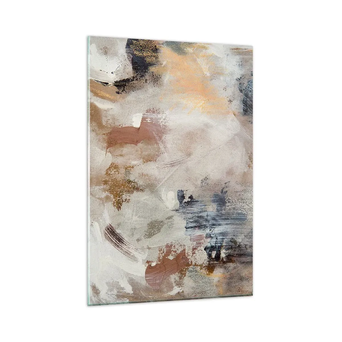 Billede på glas - Tågeagtig abstraktion - 80x120 cm