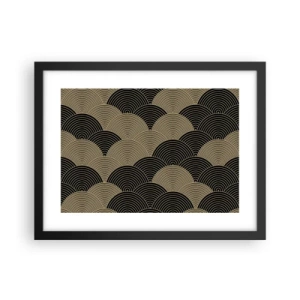 Plakat i sort ramme - Enhed i mangfoldighed - 40x30 cm