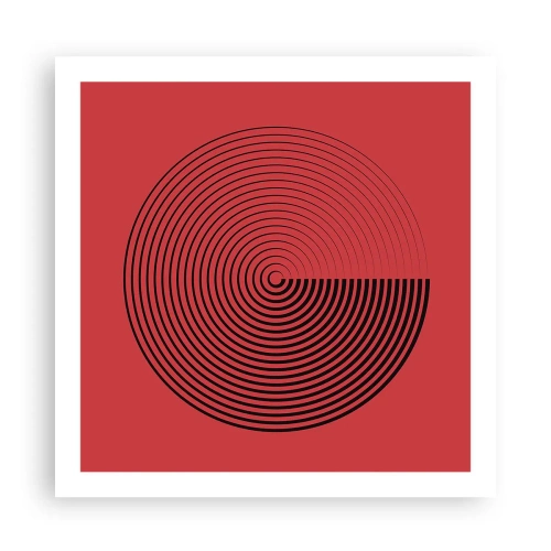 Plakat - Cirkulær bevægelse - 60x60 cm
