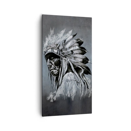 Lærredstryk - Billede på lærred - Tilbage til rødderne - 55x100 cm