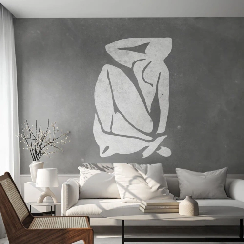 Fototapet på mål Premium Canvas - I drømmerier - Minimalistisk, Handling, Delikat