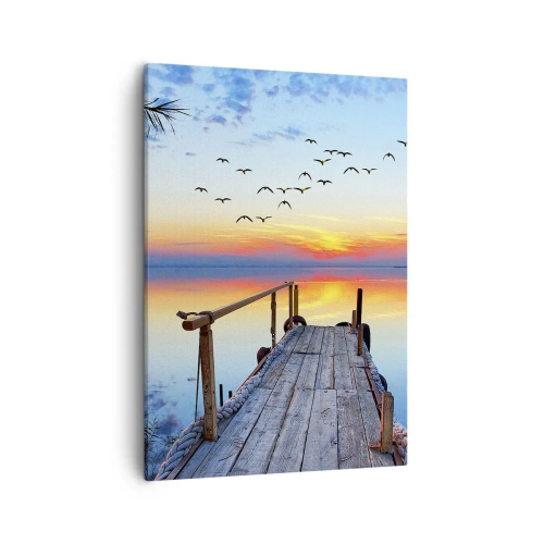 Lærredstryk - Billede på lærred - Tid til at tage tilbage... - 50x70 cm