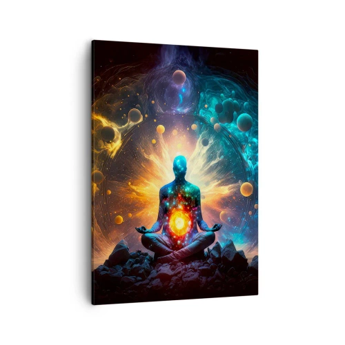 Lærredstryk - Billede på lærred - Kosmisk ro - 50x70 cm