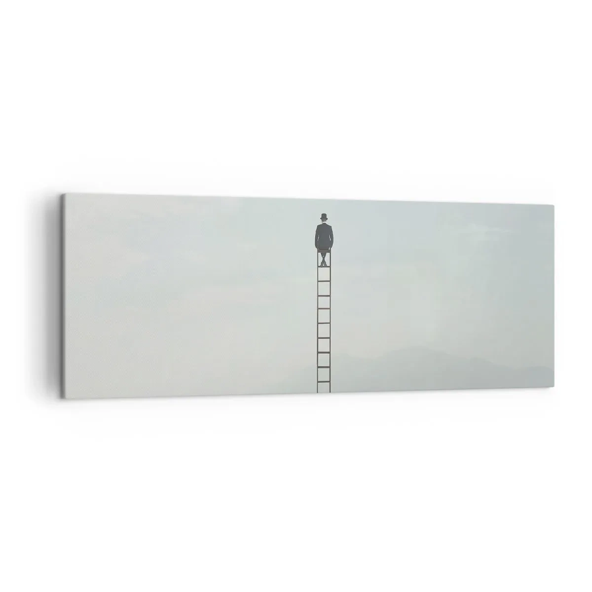 Lærredstryk - Billede på lærred - Stig yderligere - 140x50 cm