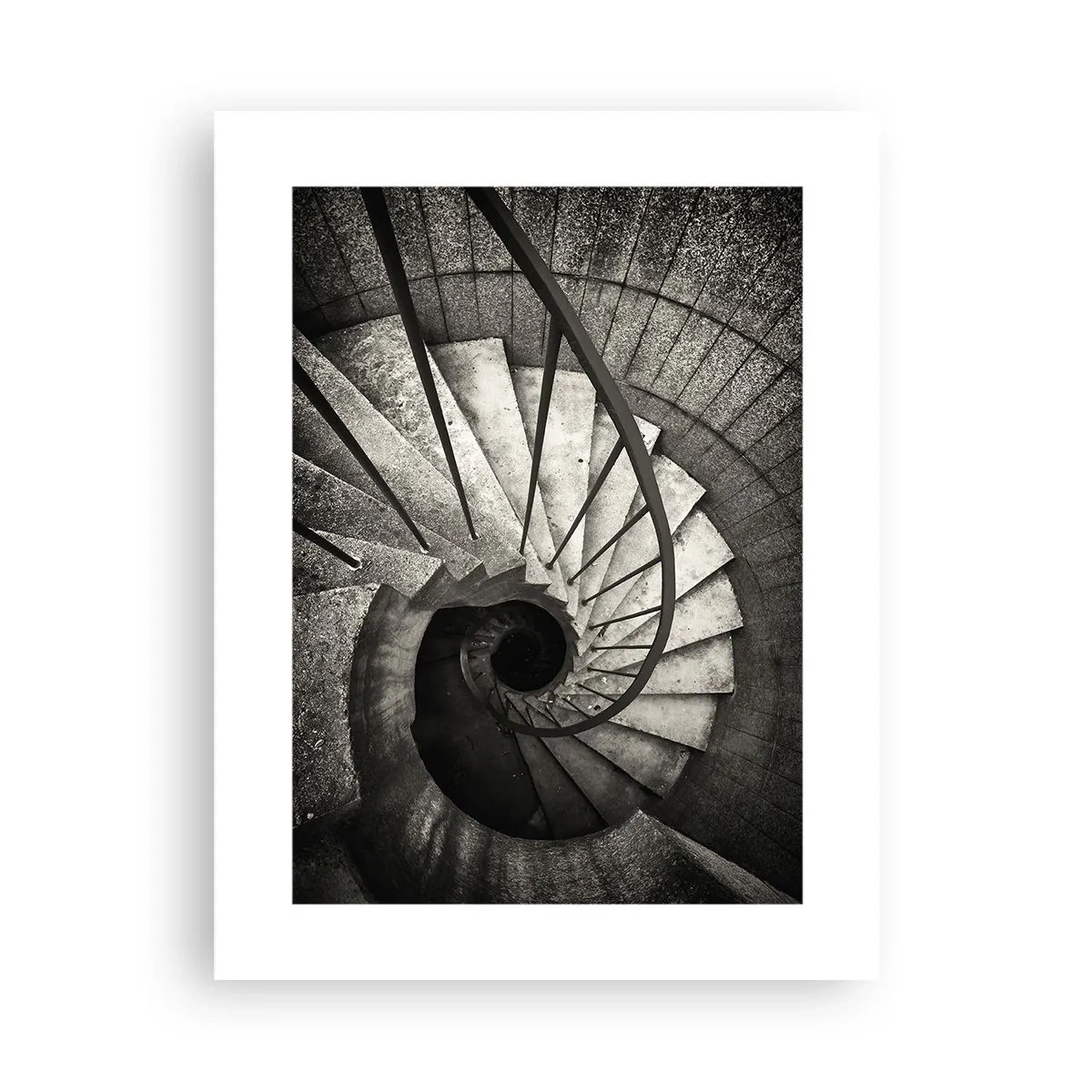 Plakat - Op ad trapperne, ned ad trapperne - 30x40 cm