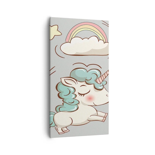 Lærredstryk - Billede på lærred - Der er bestemt ... - 55x100 cm