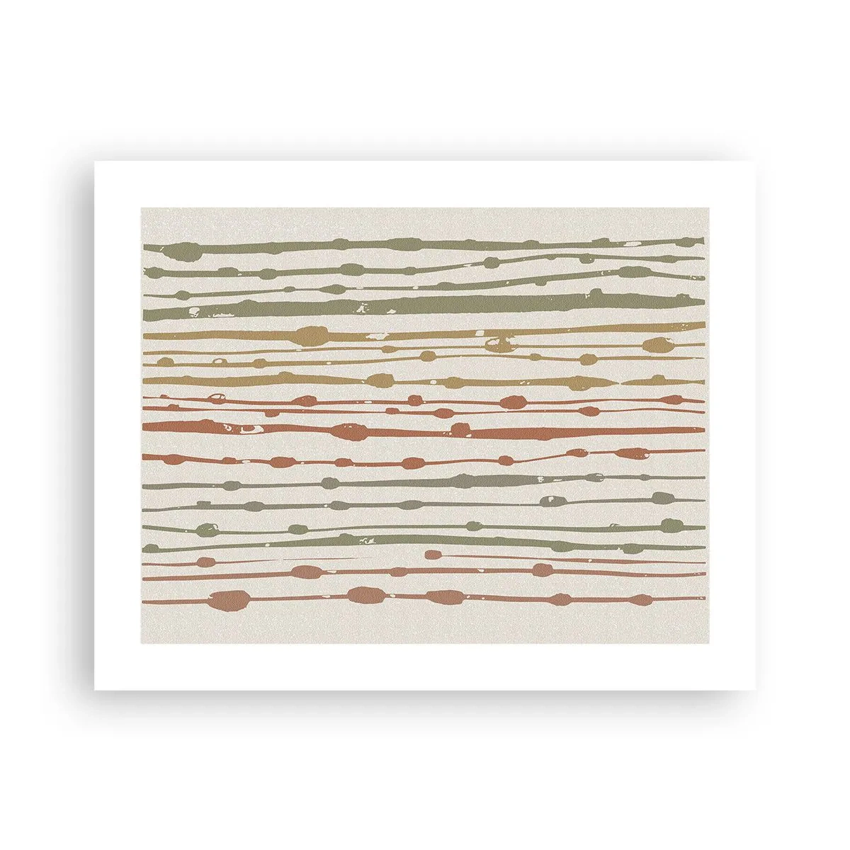 Plakat - Musikalsk farvenotation - 50x40 cm