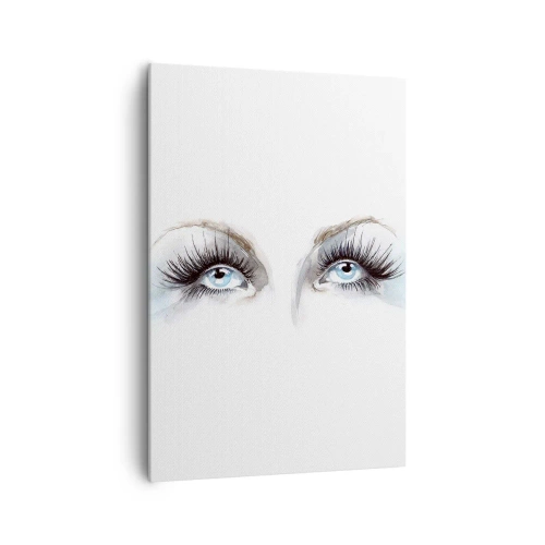 Lærredstryk - Billede på lærred - En engels øjne? - 70x100 cm