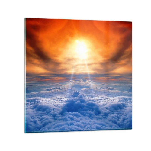 Billede på glas - Mystisk landskab - 60x60 cm