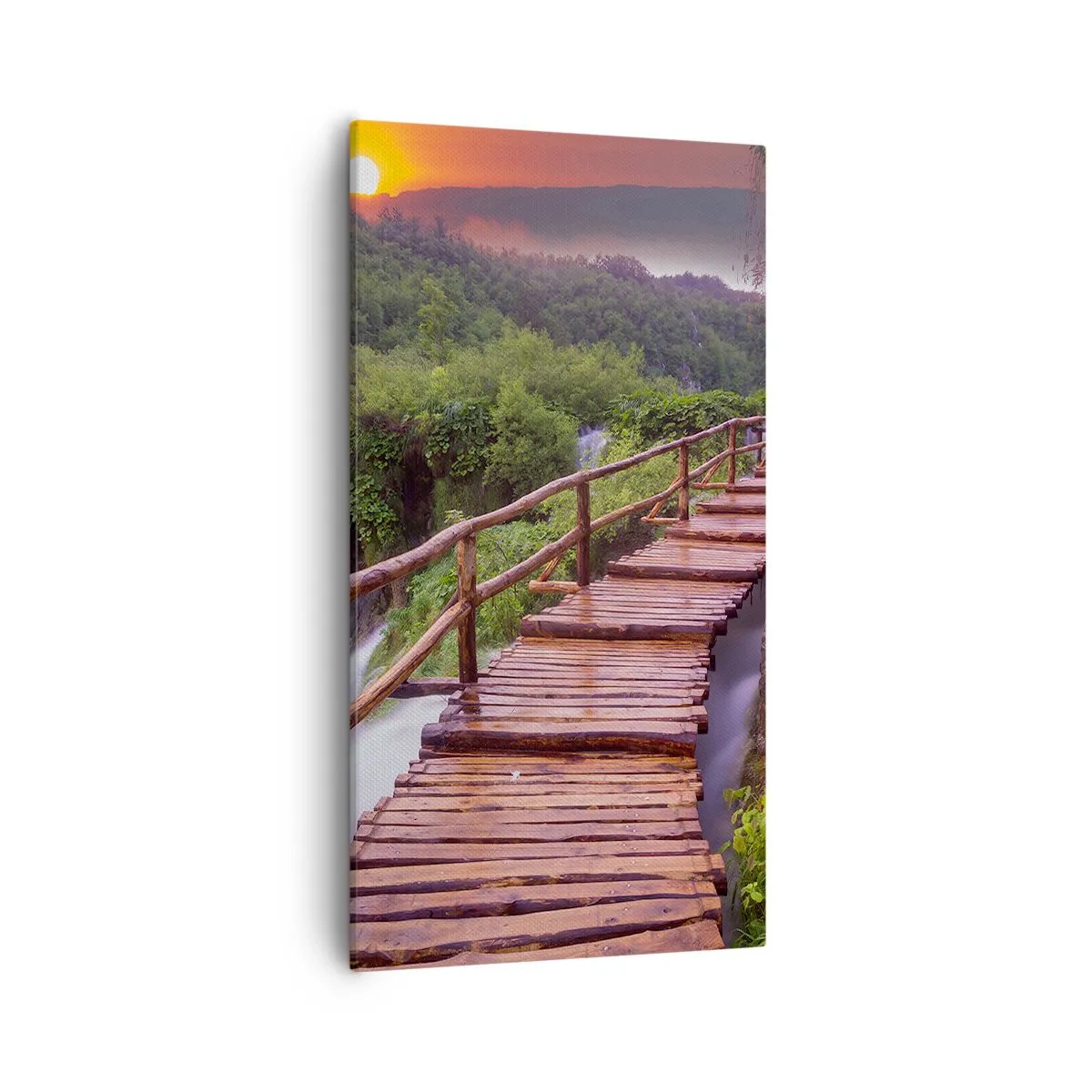 Lærredstryk - Billede på lærred - En utrolig skønhed - 55x100 cm